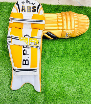 B-PRO Cricket Batting Pads Golden