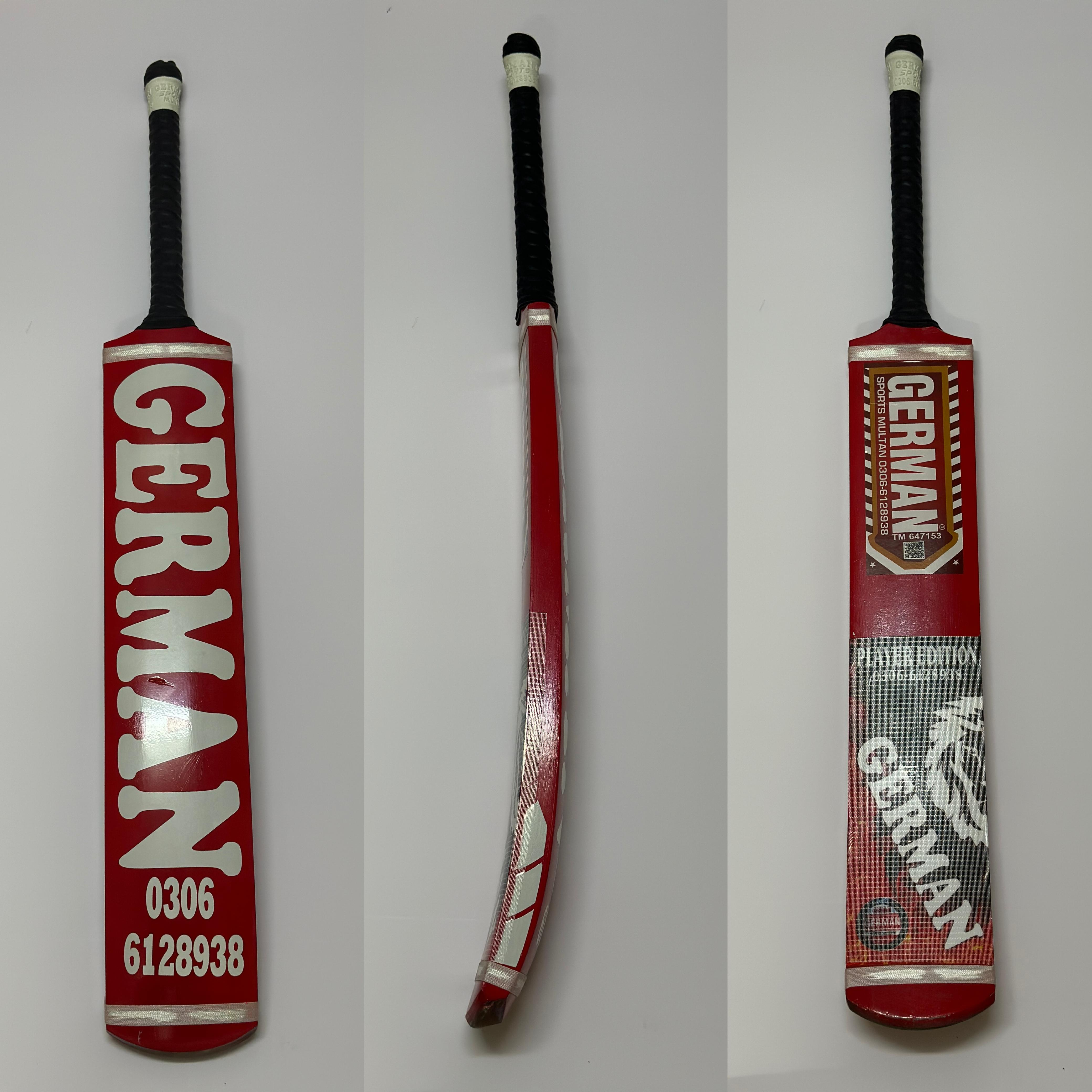 German Siri Lankan Special/Player Edition Tape ball bat