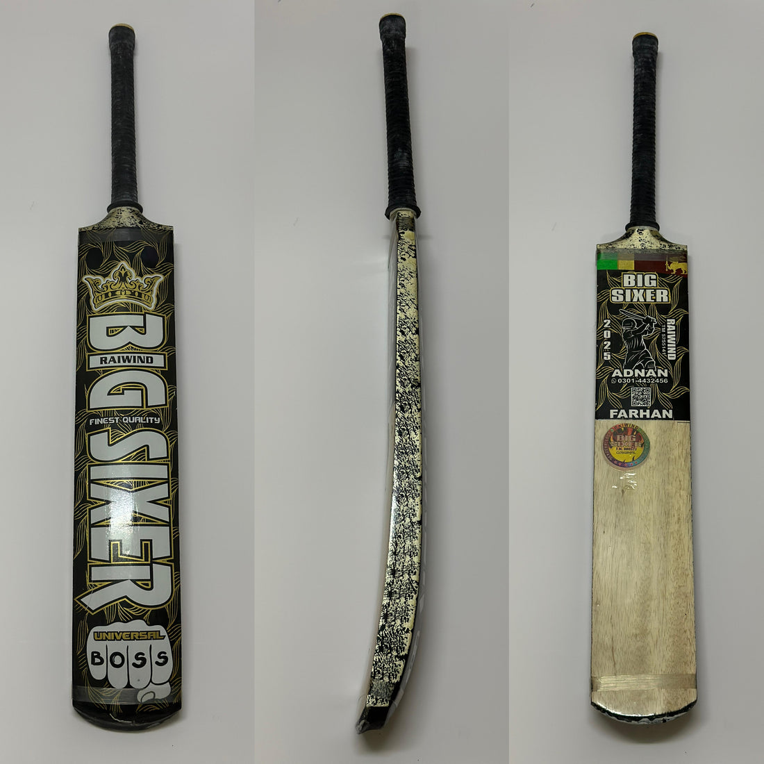 Big Sixer Universal Boss Edition Siri Lankan Tape Ball Bat